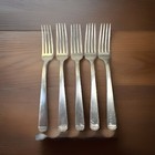 Oneida Silver 1881 Roger Lot of 5 Del Mar Silverplate 1939 Fork 7.5 inches
