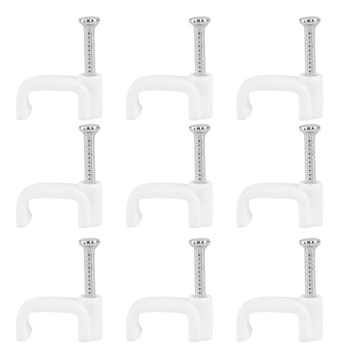 500pcs Clips Cable Management Clips Steel Steel Nail Cable Clip - Afbeelding 7 van 12
