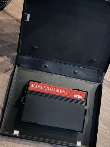 Master Games 1 Sega Master System Super Monaco GP Columns World Soccer NO MANUAL - Picture 2 of 8