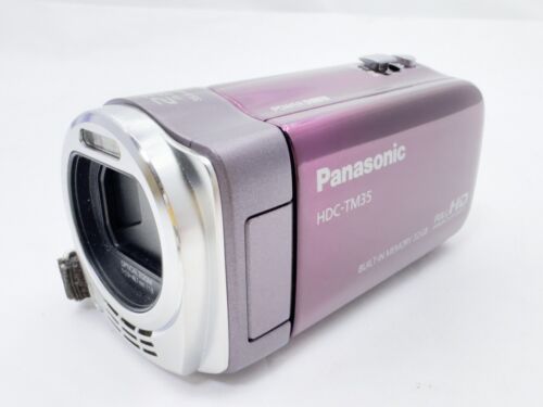 Caméscope numérique haute vision mode violet Panasonic HDC-TM35-V d'occasion testé - Photo 1/22