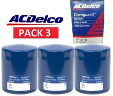 3 Pack OEM Genuine ACDelco PF1218 Engine Oil Filter