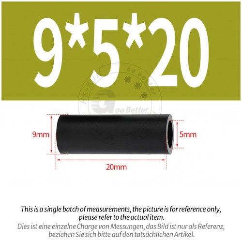Black Nylon Standoff Plastic Spacers Washers M3 | M4 | M5 | M6 | M8 | M10 | M12 - Picture 131 of 230