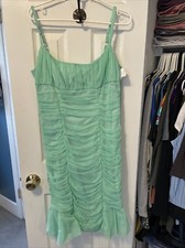 Walter Nylon Lined Seafoam Green Mermaid Dres...
