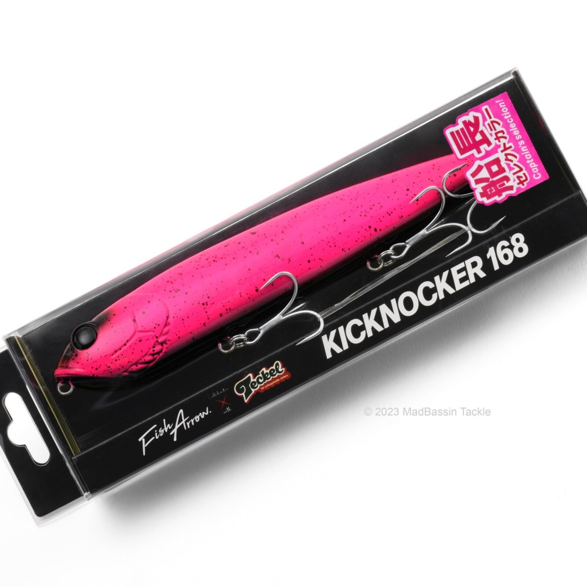 Fish Arrow x Teckel Kicknocker 168 Walking Topwater Plug Fish Arrow x Teckel Kicknocker 168 Walking Topwater Plug