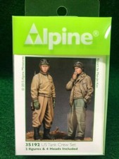 Alpine Miniatures 1/35th US Tank Crew Set, Resin kit 35192, NIP