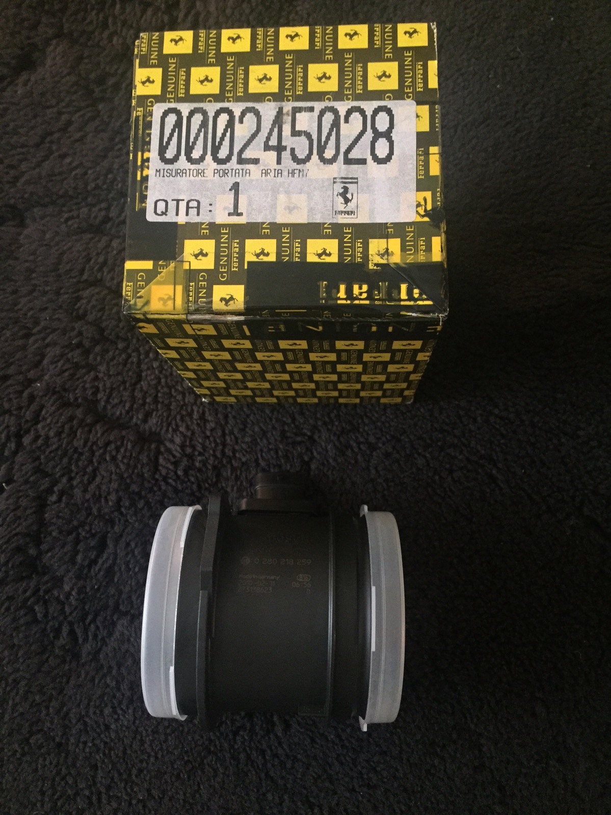 Ferrari 458 Italia Spider Challenge 2009-15 Air Flow Meter 00245028 NEW OEM NIB