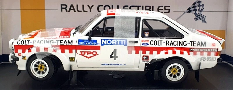 Sun Star 1/18 Scale Diecast 4856 Ford Escort RS1800 #4 3rd 1975 1000 Lakes Rally - Image 3 of 4