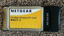 Netgear 54 Mbps Wireless PC Card WG511 v2 - Used