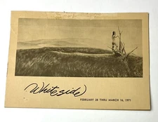 VTG 1971 Art Exhibition Opening INVITATION WILLIAM WHITESIDE Carlin Galleries