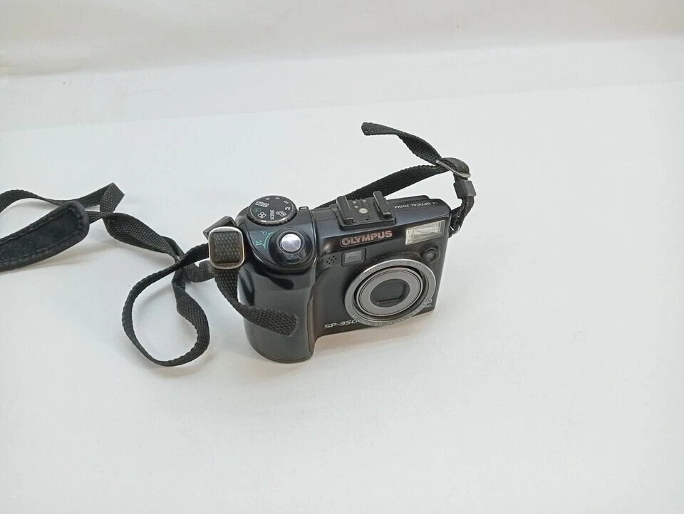 Cámara digital Olympus SP-350 8,0 MP apuntar y disparar cajas negras cable instrucciones Foto 3 de 4