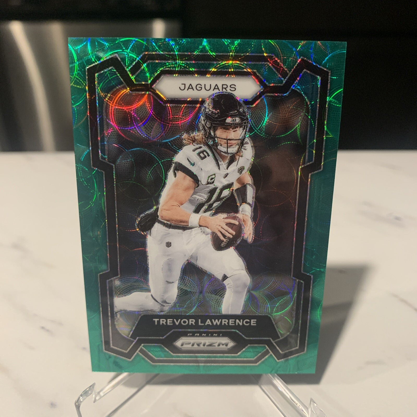 2023 Panini Prizm Trevor Lawrence Green Scope 31/75 Jacksonville Jaguars #139