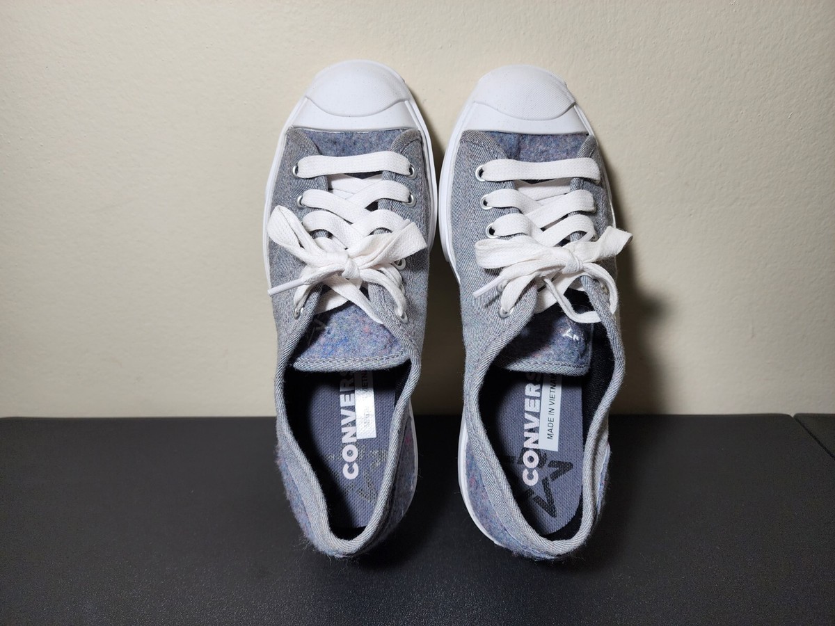 Converse Jack Purcell Renew Low Grey Twill Sneakers Women's