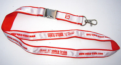 Robin D. voice trainer Schlüsselband Lanyard NEU (A50v)