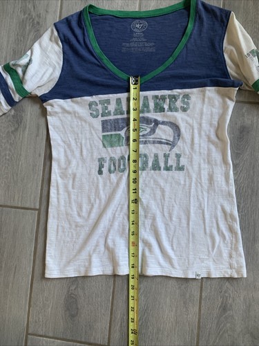 green - navy NFL Seattle Seahawks 47’ short sleeve Size L, established 1976, d2 - Picture 12 of 19