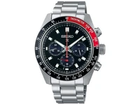 SEIKO Prospex SBDL099 SPEEDTIMER Black Dial Solar Chronograph Men Watch Red