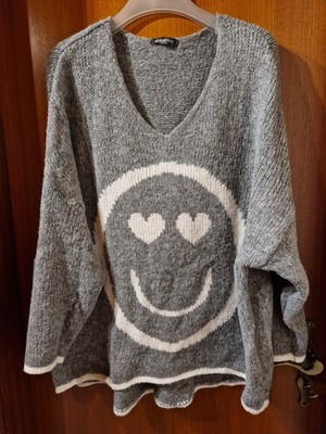 Made in Italy,gekauft bei Tredy,Pullover,Eiffelturm, Smiley,Größe 1,bis Größe 42