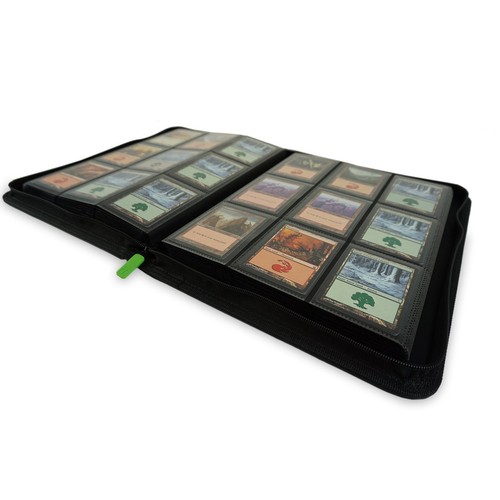 9 Pocket Trading Card Zip Binder for Collectibles TCG Sports Games - Picture 8 of 8