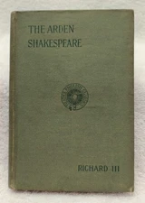 1896 Vintage The Arden Shakespeare Tragedy of King Richard III Rare Hardcover