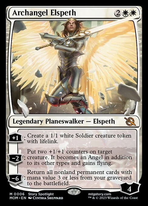 MTG Archangel Elspeth March of the Machine 6