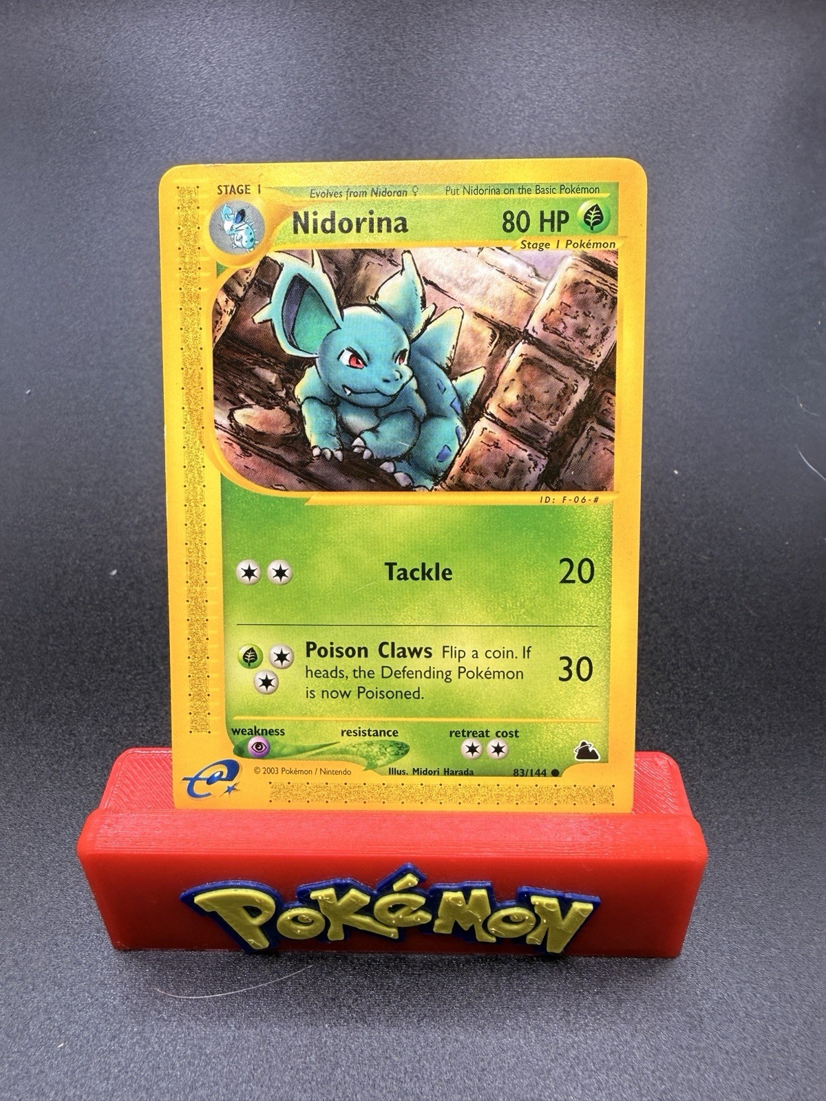 Nidorina 83/144 Skyridge Common Pokémon TCG Card NM Near Mint-c