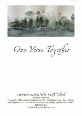 One Verse Together Booklet Workbook Author & Illustrator Toby Faith Clark