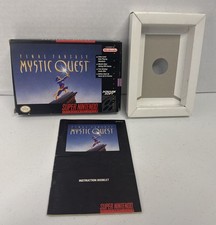 Final Fantasy Mystic Quest SNES Super Nintendo Box Manual Only NO GAME 1992