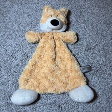 Demdaco Lovey Security Blanket Fox Orange Swirl 13" Fitzgerald Rattle Blankie
