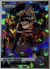 2024 Panini Prizm Aaliyah Edwards Rookie RC Cracked Ice Prizm #70 Mystics