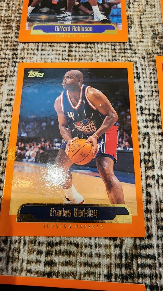 Lote (13 tarjetas) Topps Baloncesto Borde Naranja 1998-99 Reggie Miller, Ray Allen Foto 2 de 4