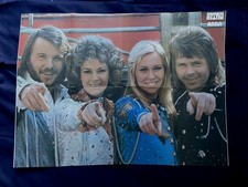 ABBA  1974 Original Magazine Poster