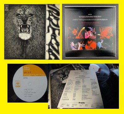 SANTANA / santana 1º LP, SOUL SACRIFICE, RARO RARE JAPAN PRESS + INSERT, ALL EXC
