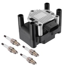 Fits 1999 Vw Golf 1.8l Uf277 Ignition Coil Pack Iridium Spark Plugs E595c 4pc