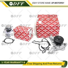 FEBI Engine Water Pump & FEBI Thermostat Kit For Mercedes Benz M272 W204 W211