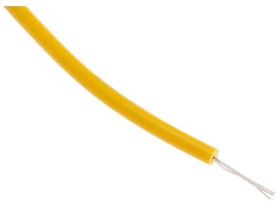 305m 18AWG 0,16mm gelb Anschlussdraht Litze verzinnt Kupfer 300V 80°C UL1007 
