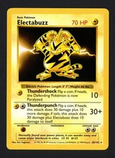 Electabuzz 20/102 Shadowless Unlimited Base Set Rare Pokemon TCG on eBay
