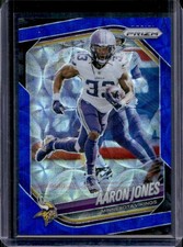 2025 Panini Prizm Aaron Jones Choice Blue #/14 Vikings