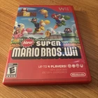 Super Mario Bros. Wii Nintendo Wii Game Complete w/ Case & Manual 2009 Mint