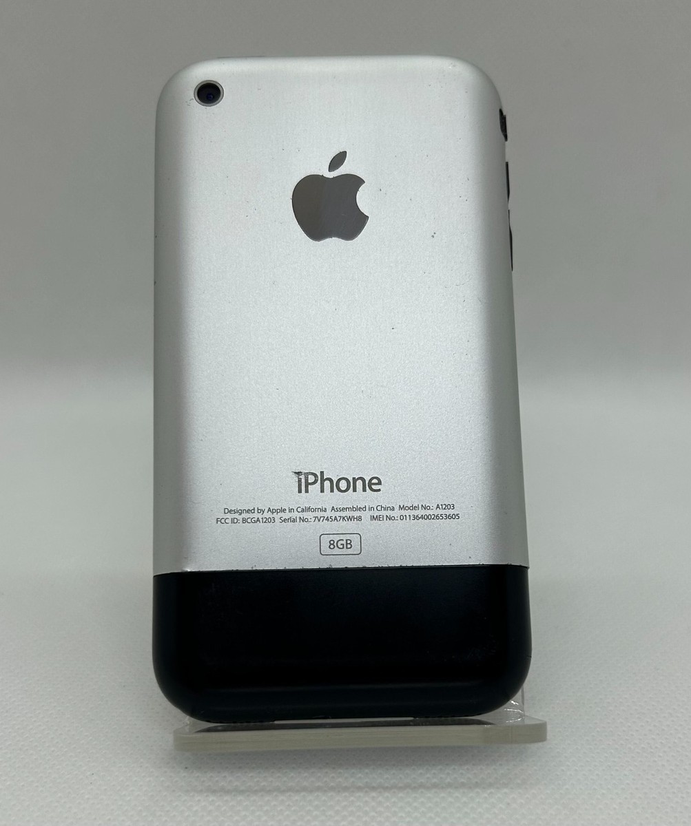 iPhone 2G First 1st Gen iOS 1.0 A1203 8GB Matching Box & SN