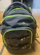 Satch Phantom Schulrucksack - Grau/Grün