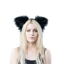 Pawstar Fluffy Mew Ear Headband - kitty cat kitten furry fursuit costume cosplay