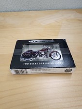 Harley Heritage Springer FLSTS 1998 2 deck playing card collector tin set