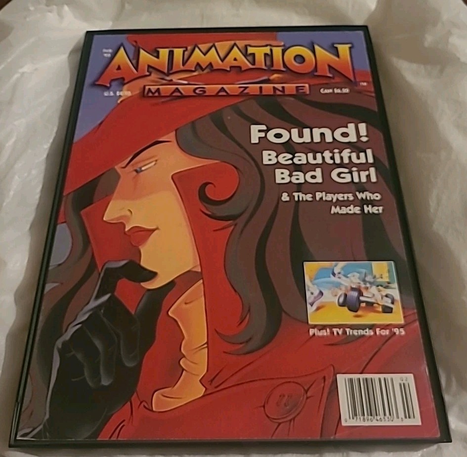 Carmen San Diego Animation Magazine Cover Only Print Ad Framed 1995 8.5X11 