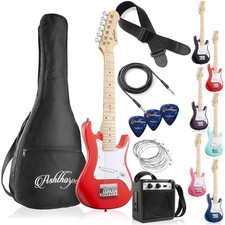 30" Beginner Electric Guitar  Amplifier, Kid's Starter Bundle Kit with Gig Bag