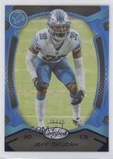 2021 Certified Mirror Blue 36/75 Jeff Okudah #69 0j4c