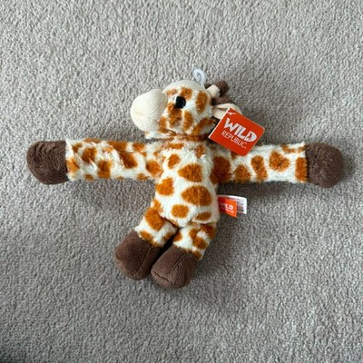 Wild Republic Huggers Giraffe Plüschtier Stofftier Schnapparmband klappbarer Armanhänger