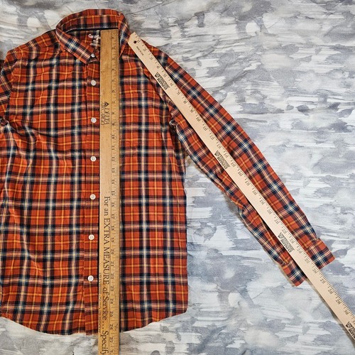 Camicia manica lunga con bottoni Cat & Jack autunno a quadri ragazzo taglia XL 16 - Foto 4 di 6