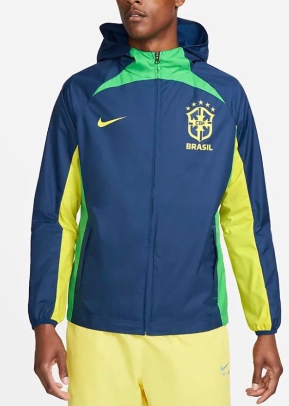 NIKE Brazil National Team 2022 World Cup All Weather Jacket Men's