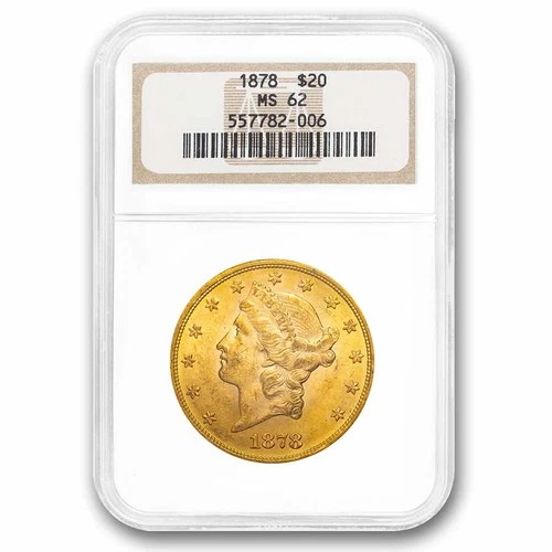 1878-P Liberty Double Eagle — photo from the most recent tracked eBay sale