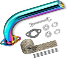 212cc Exhaust Pipe Kit for 196cc Coleman CT200U BT200X CT200U-EX KT196 Rainbow