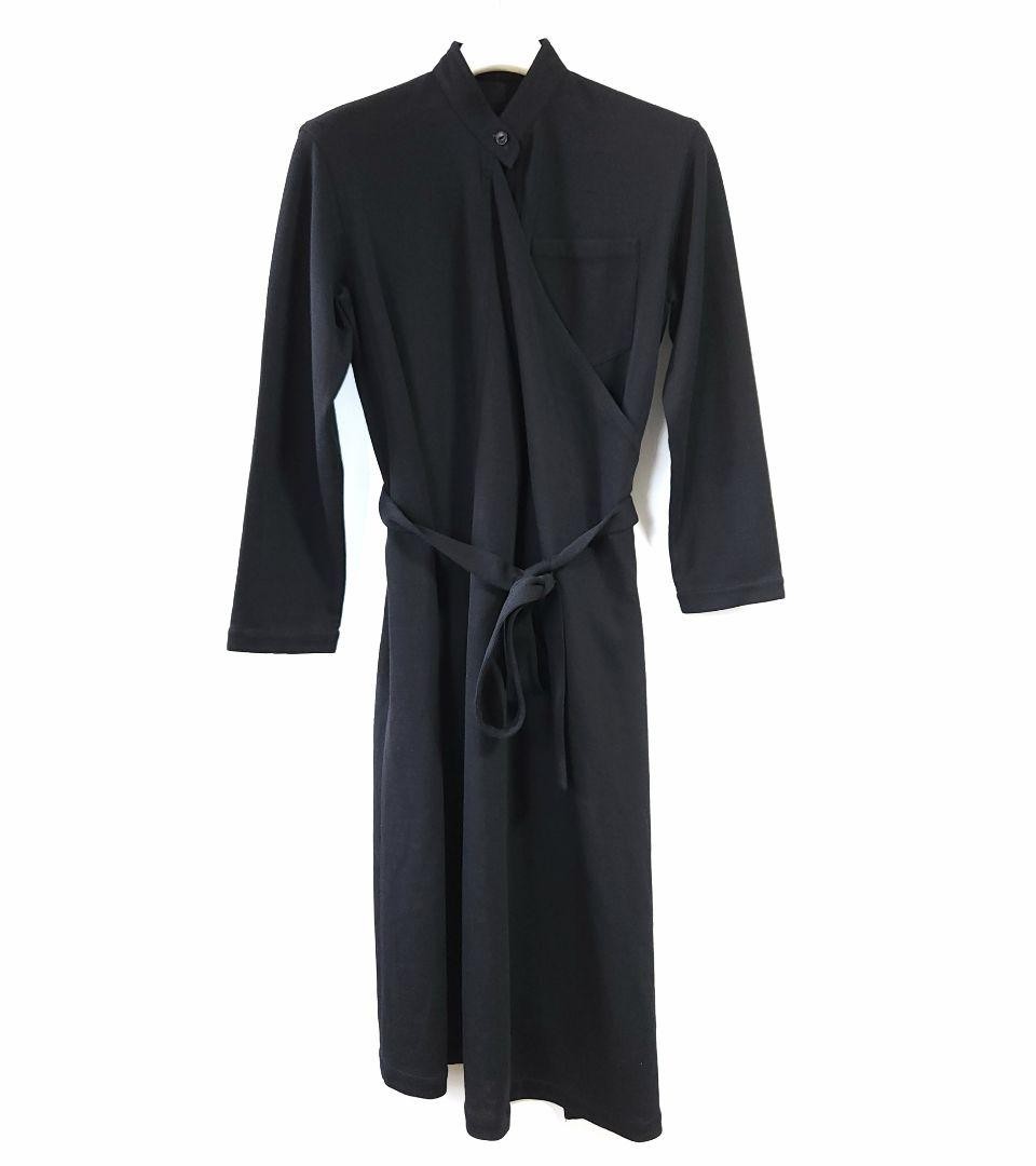 ISSEY MIYAKE Gown Coat Jacket Women Black 70's